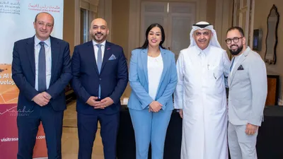 Executive group photo captured at an official corporate event in Qatar using professional event photography Qatar for business organizations and conferences.