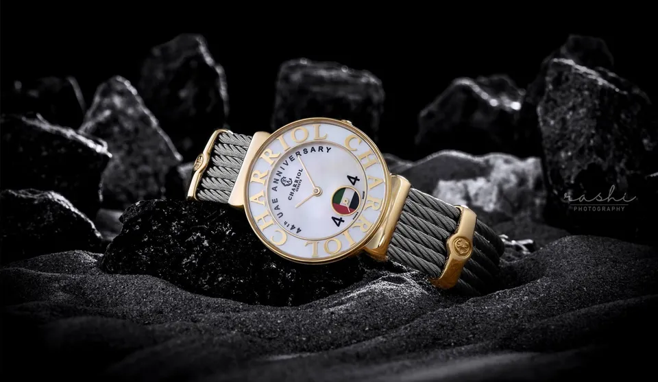Luxury watch product photography in Qatar.