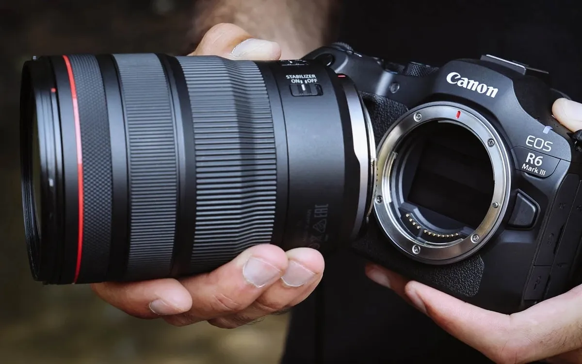 Canon EOS R6 camera used for professional event photography in Qatar.